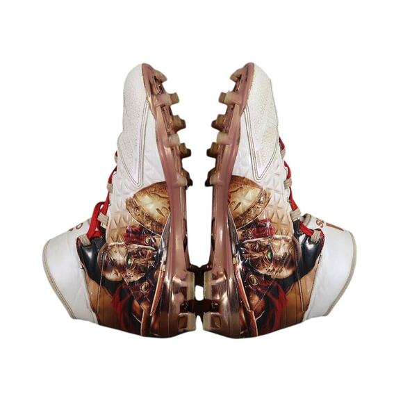 Adidas Shoes Mens 11.5 Cleats Football Freak x Carbon High Uncage Spartan Sport - Picture 9 of 16